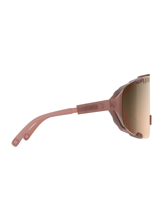 Załaduj obraz do przeglądarki galerii, Okulary rowerowe POC Devour - Himalayan Salt Translucent - Clarity Trail | Brown/Silver Mirror Cat 2
