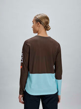 Załaduj obraz do przeglądarki galerii, Koszulka rowerowa POC W's Motion Air L/S Jersey - Bron. Brown/Lazurite Blue
