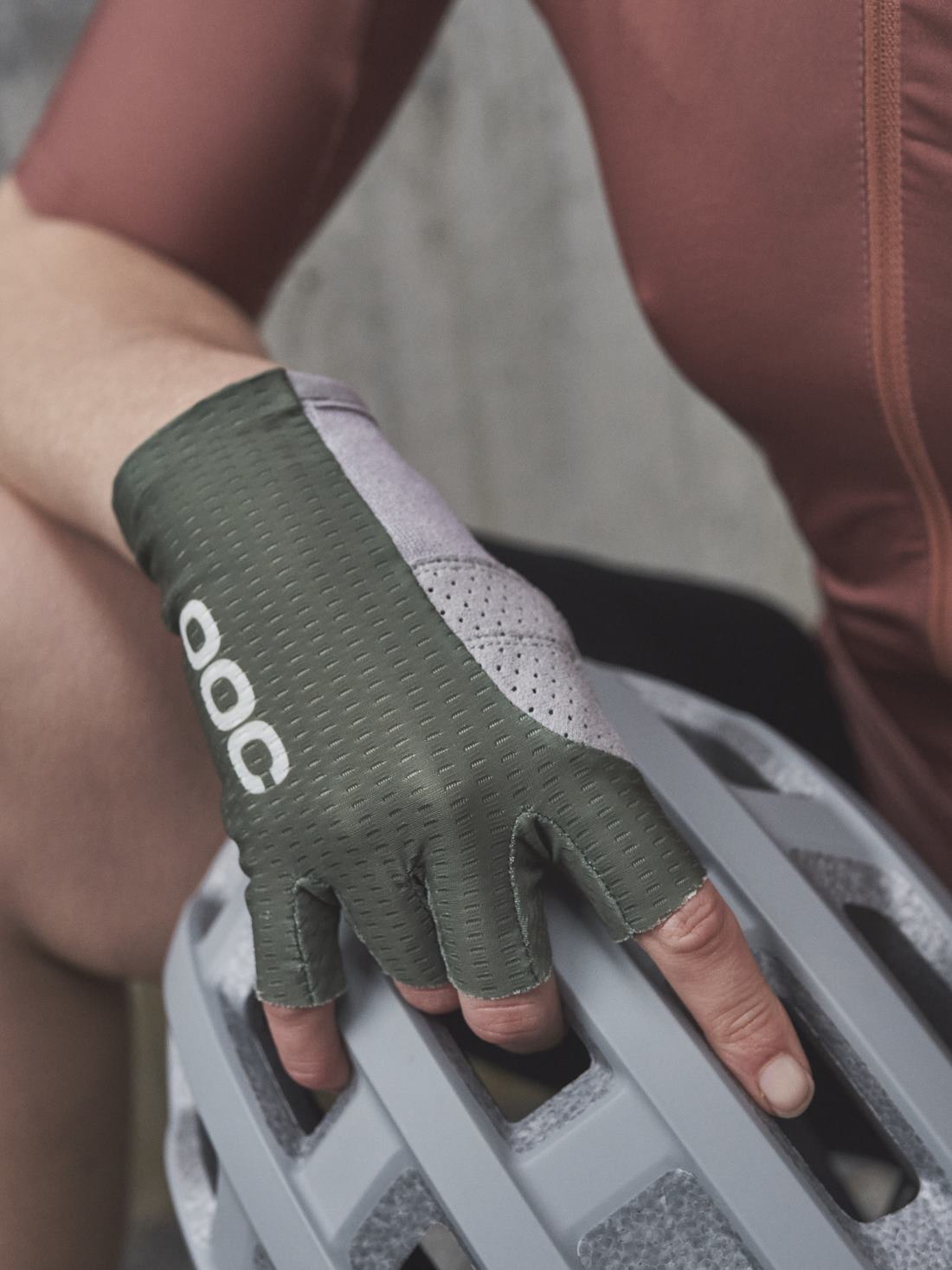 Rękawice rowerowe POC AGILE Short Glove - Epid. Green