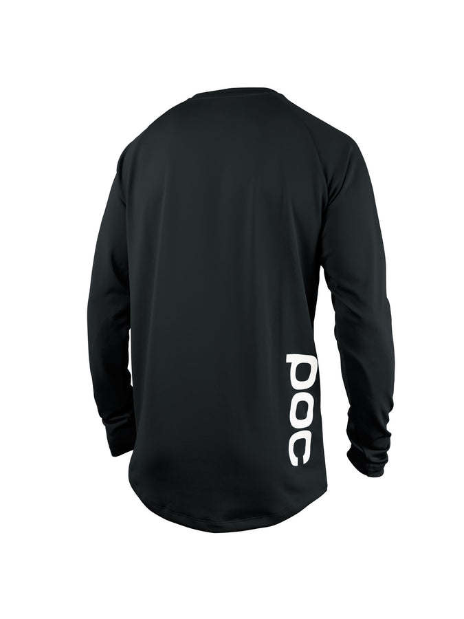 Koszulka rowerowa POC ESSENTIAL DH LS - Carbon Black