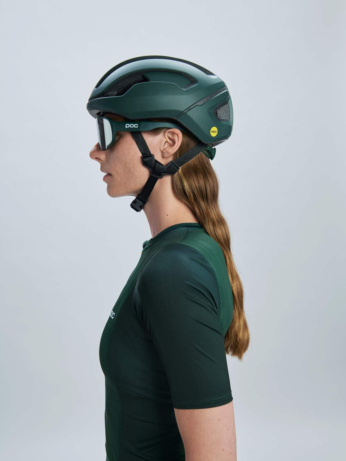 Kask rowerowy POC Omne Air MIPS - Parg. Green Matt