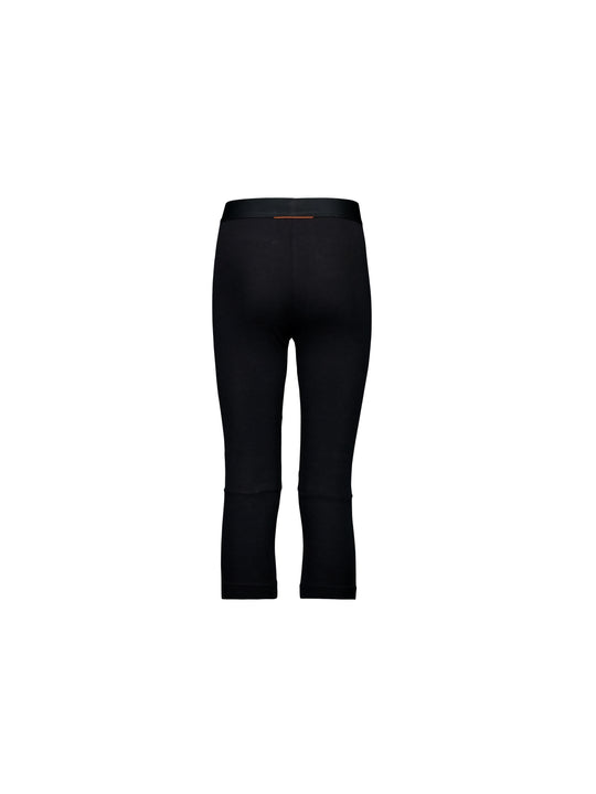 Załaduj obraz do przeglądarki galerii, Legginsy dla dzieci termoaktywne POC Y&#39;s Layer Merino 3/4 Tights - Uran. Black
