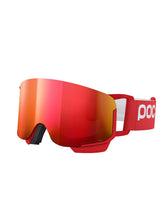 Załaduj obraz do przeglądarki galerii, Gogle narciarskie POC Nexal Mid Wf - Prismane Red/Partly Sunny Red
