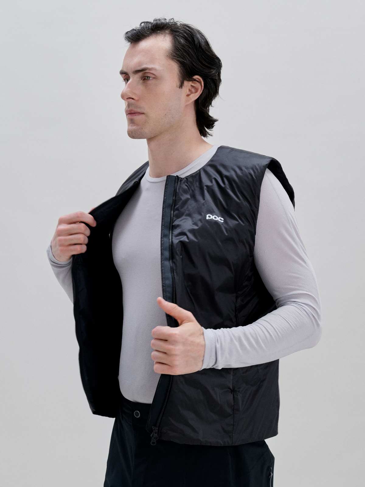 Kamizelka męska POC M's POC Lite Padded Vest - Uranium Black