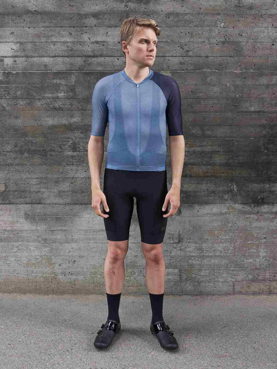 Załaduj obraz do przeglądarki galerii, Koszulka rowerowa POC M's AIR Jersey - Calcite Blue/Turmaline Navy
