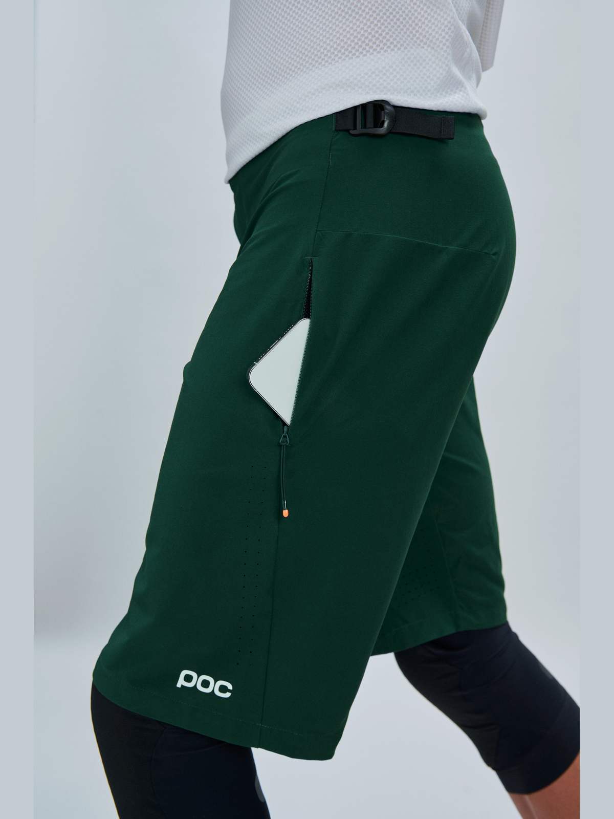Spodenki rowerowe POC M's Motion Air Shorts - Parg. Green