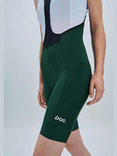 Załaduj obraz do przeglądarki galerii, Spodenki rowerowe POC W's Cadence Bib Shorts - Parg. Green
