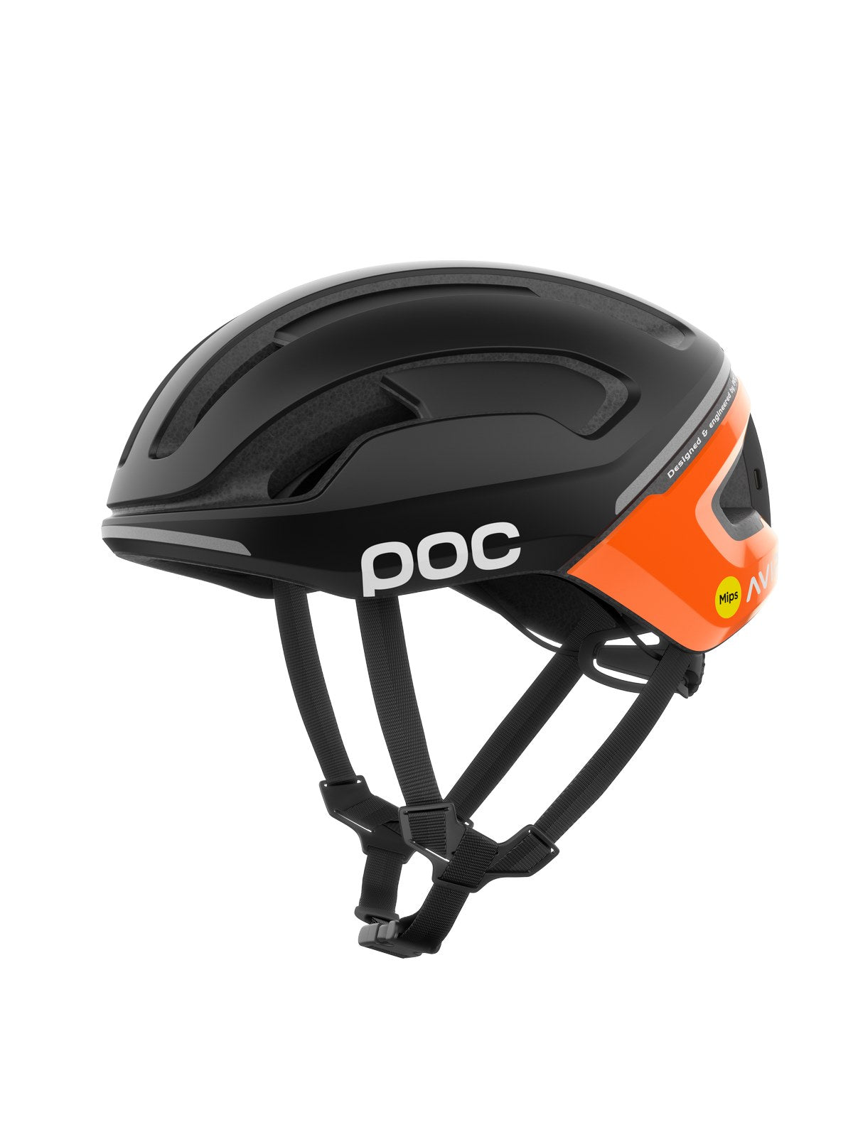 Kask rowerowy POC Omne Beacon MIPS - Fluo Orange AVIP/Ura. Black Matt - poc warszawa