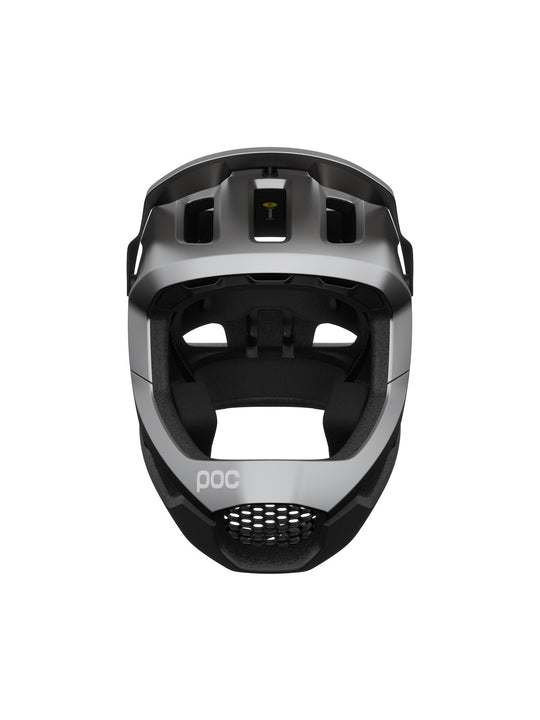 Załaduj obraz do przeglądarki galerii, Kask rowerowy POC Otocon Race MIPS - Arg. Silver/Ur. Black Matt
