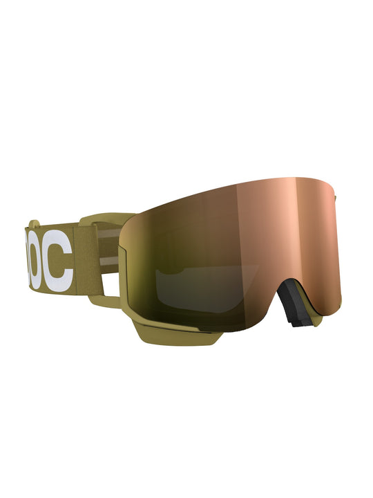 Załaduj obraz do przeglądarki galerii, Gogle narciarskie POC Nexal Mid - Olivine Green/Partly Sunny Rose Gold
