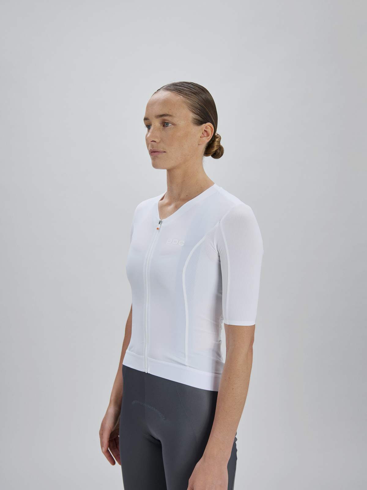 Koszulka rowerowa POC W's Raceday S/S Jersey - Hyd. White