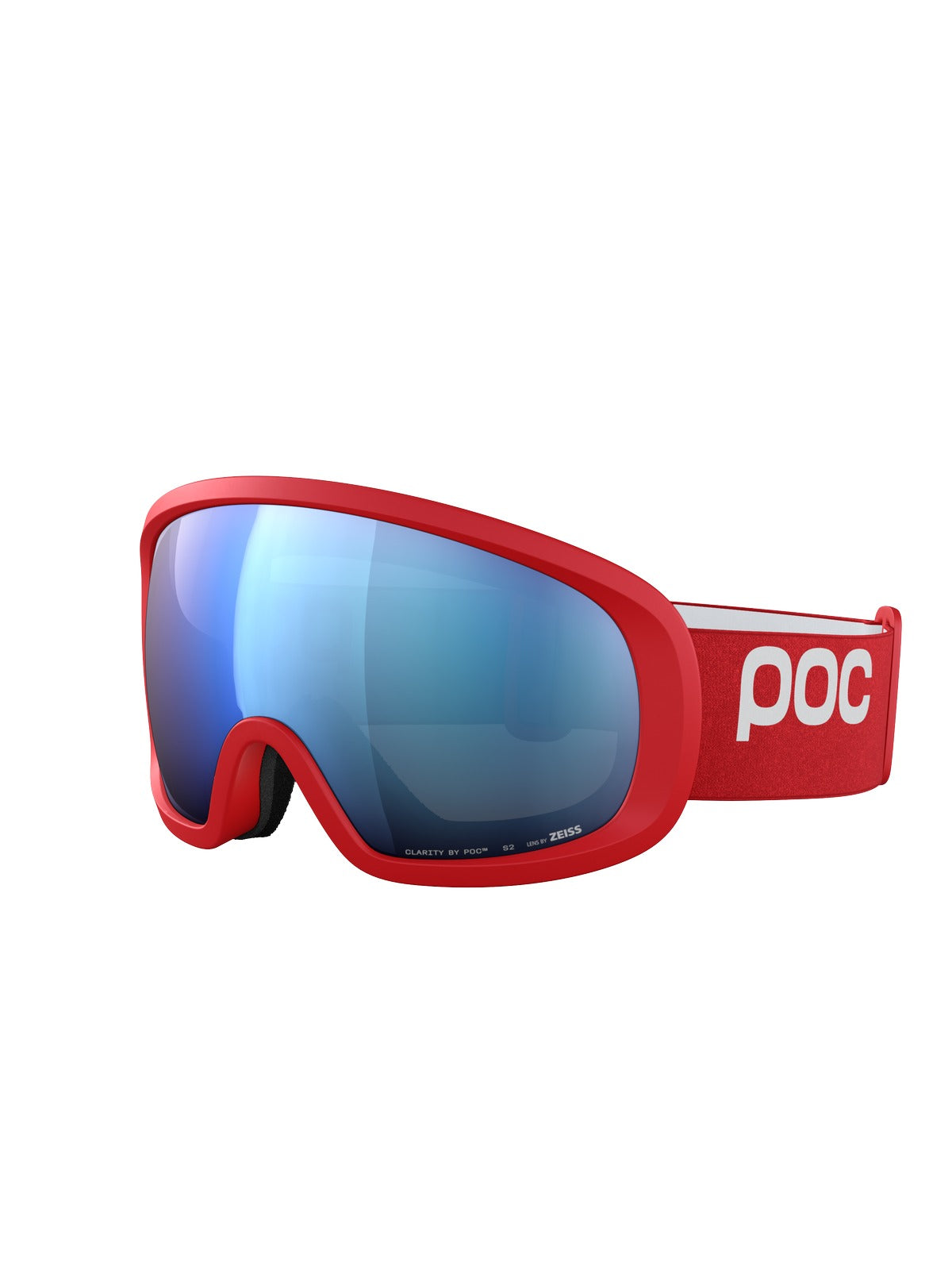 Gogle narciarskie POC Fovea Mid Wide Fit - Pris. Red/Pt. Sunny Blue