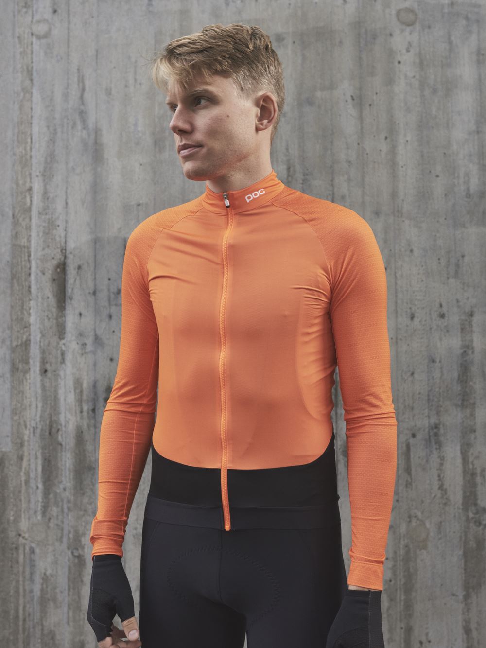 Koszulka rowerowa POC M’S ESSENTIAL ROAD LS - Zink Orange - poc warszawa