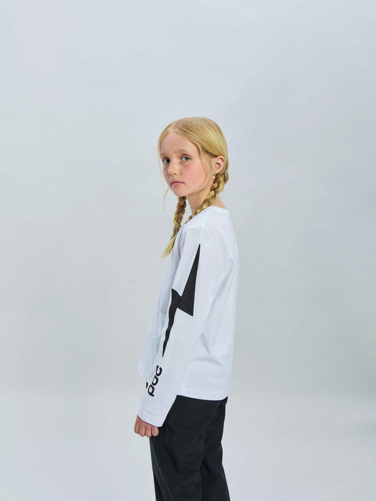 Załaduj obraz do przeglądarki galerii, Koszulka longsleeve POC L/S Tee Jr - Blixten White
