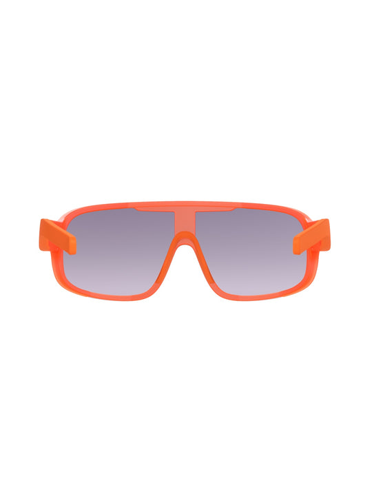 Załaduj obraz do przeglądarki galerii, Okulary rowerowe POC Aspire Wide Fit - Fluo. Orange Translucent/Clarity Road/Partly Sunny Gold
