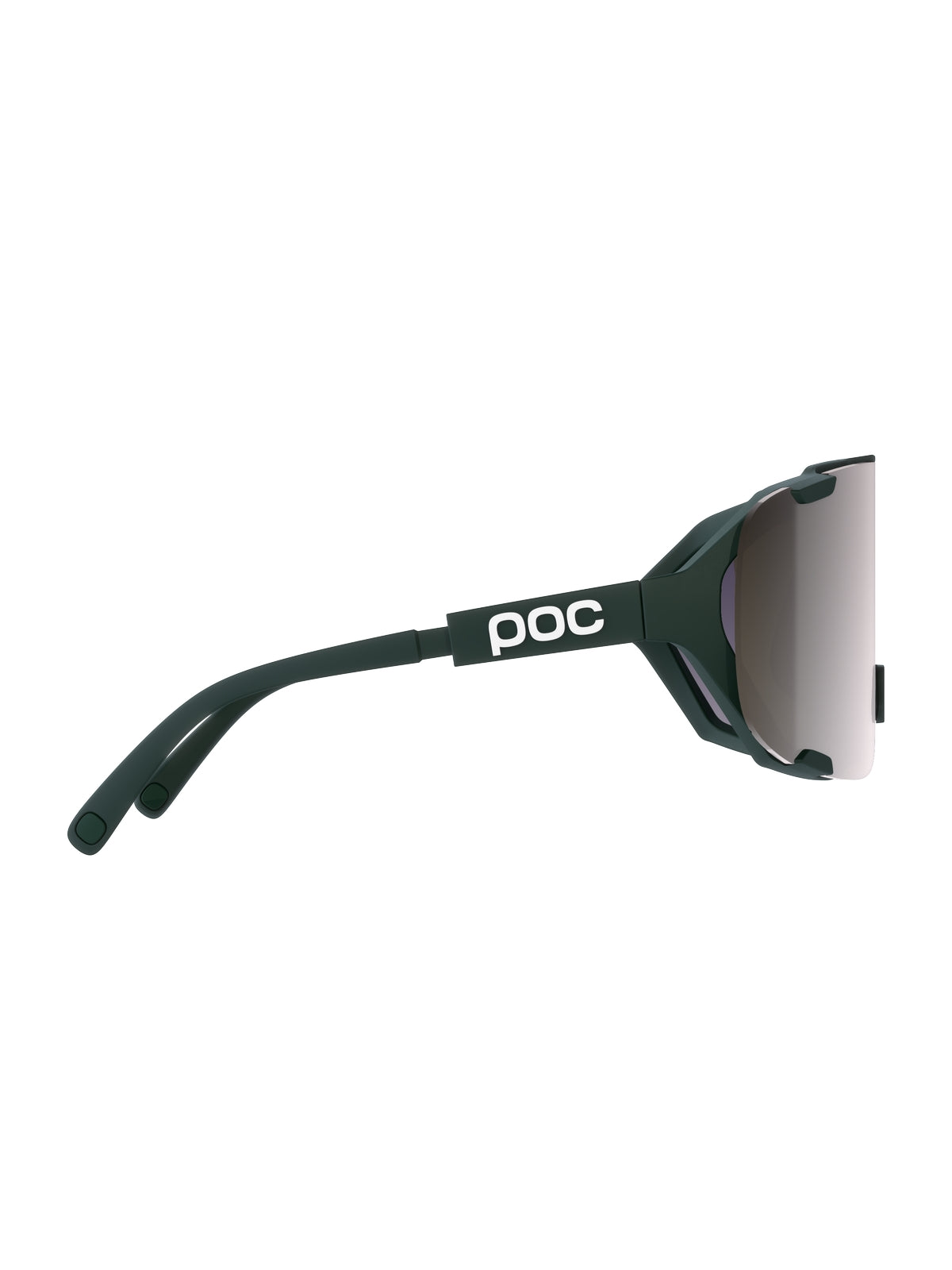 Okulary rowerowe POC Devour Mid - Pargasite Green/Clarity Road/Sunny Silver