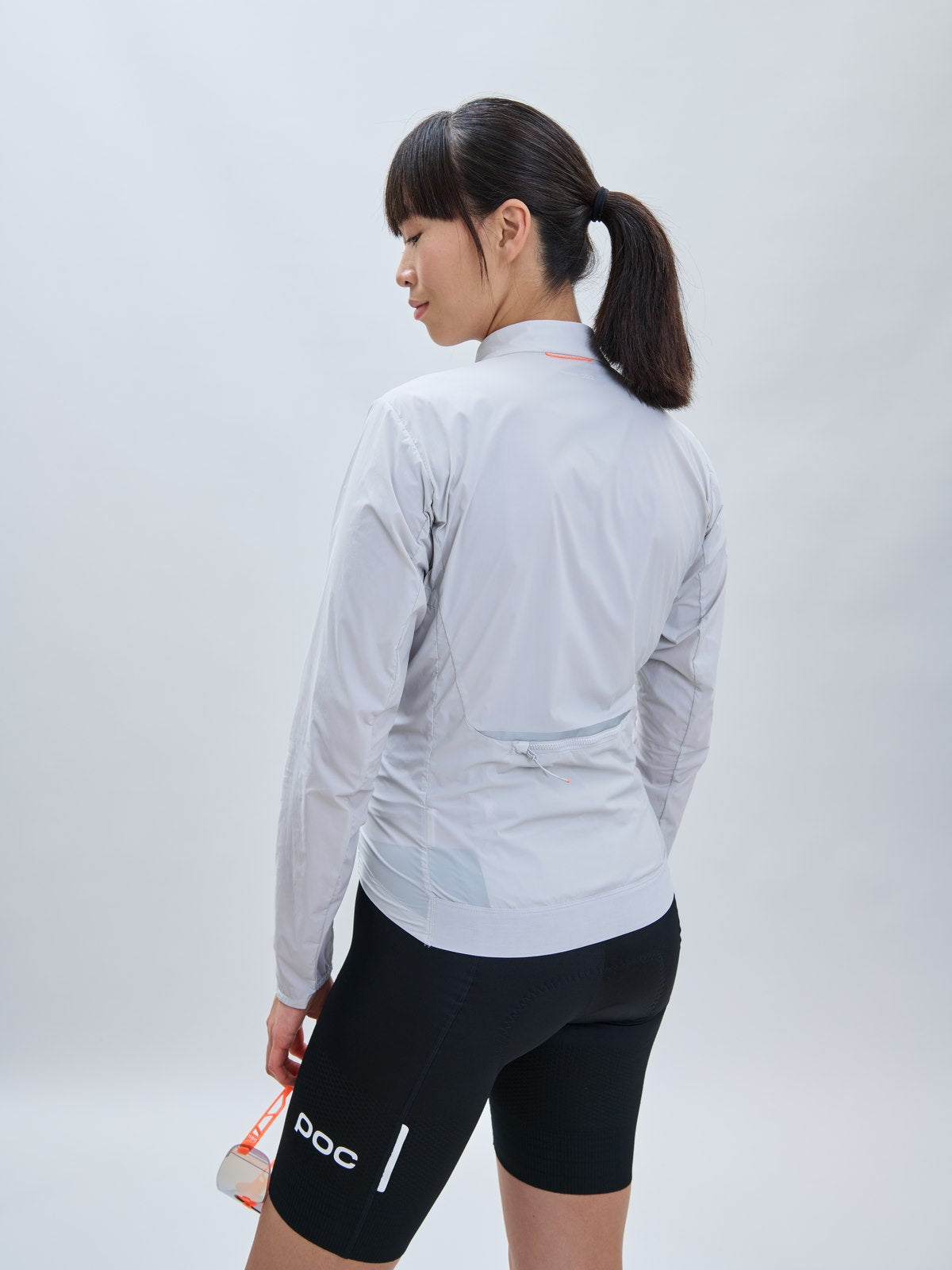 Kurtka rowerowa POC W's Essential Splash Jacket - Granite Grey