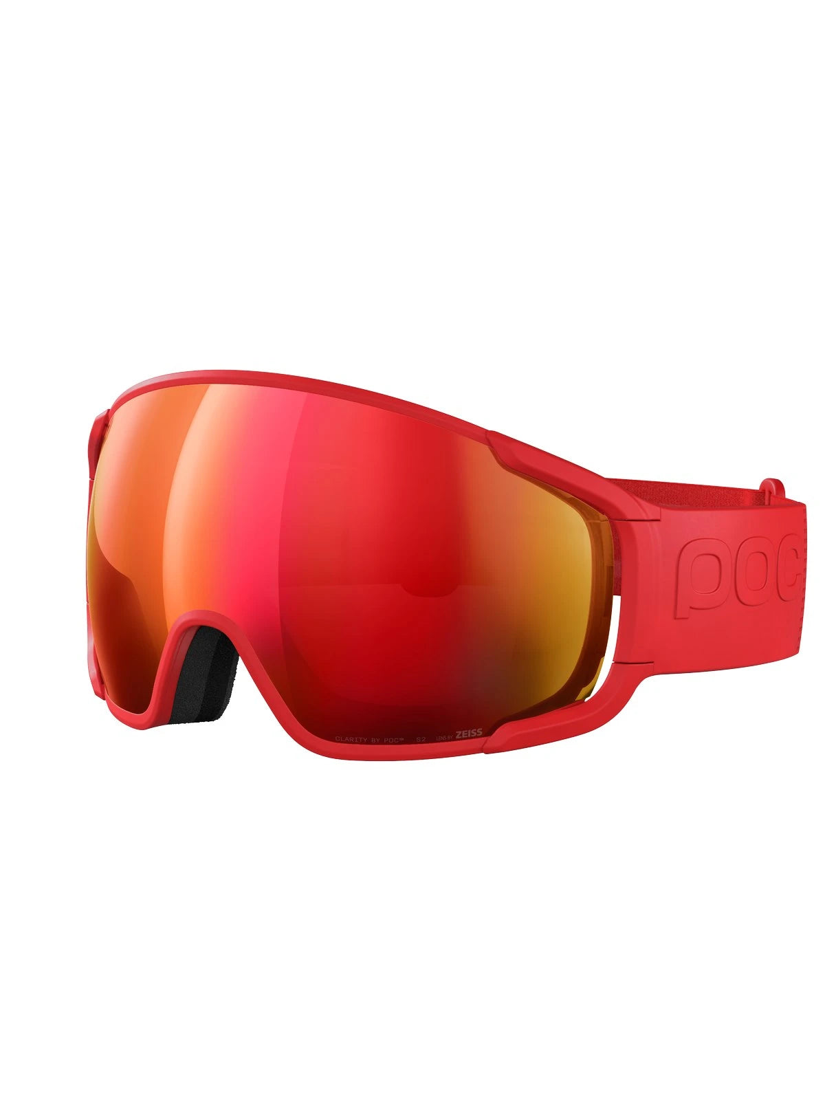 Gogle narciarskie POC Zonula WF - Prismane Red/Partly Sunny Red