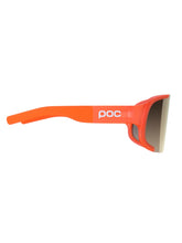 Załaduj obraz do przeglądarki galerii, Okulary rowerowe POC Aspire Wide Fit - Fluo. Orange Translucent/Clarity Road/Partly Sunny Gold
