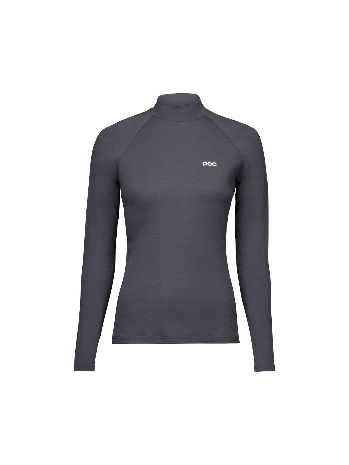Koszulka damska termoaktywna POC W's Layer Merino Mock Neck Jersey - Sylvanite Grey