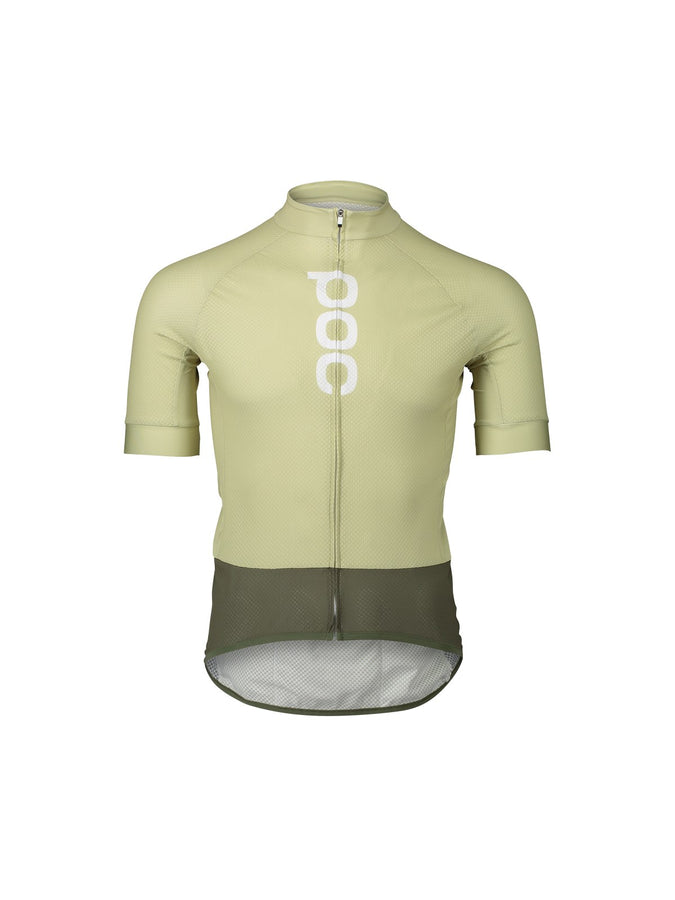 Koszulka rowerowa POC M’s ESSENTIAL ROAD LOGO Jersey - Prehnite Green/Epid. Green - poc warszawa