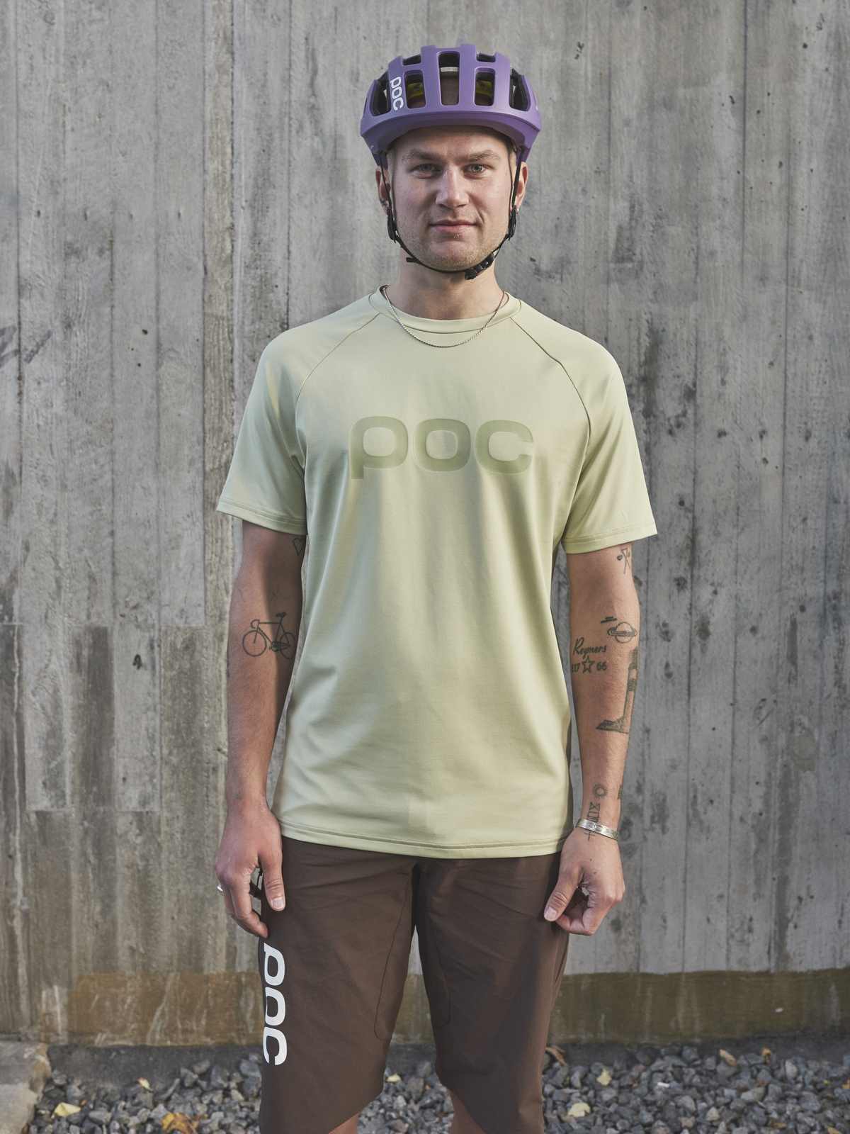Koszulka rowerowa POC M'S REFORM ENDURO - Prehnite Green
