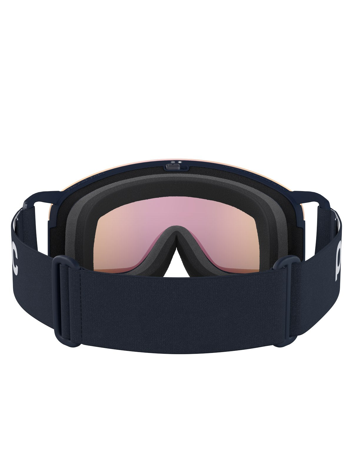 Gogle narciarskie POC Nexal Mid Wide Fit - Apatite Navy/Pt. Sunny Orange
