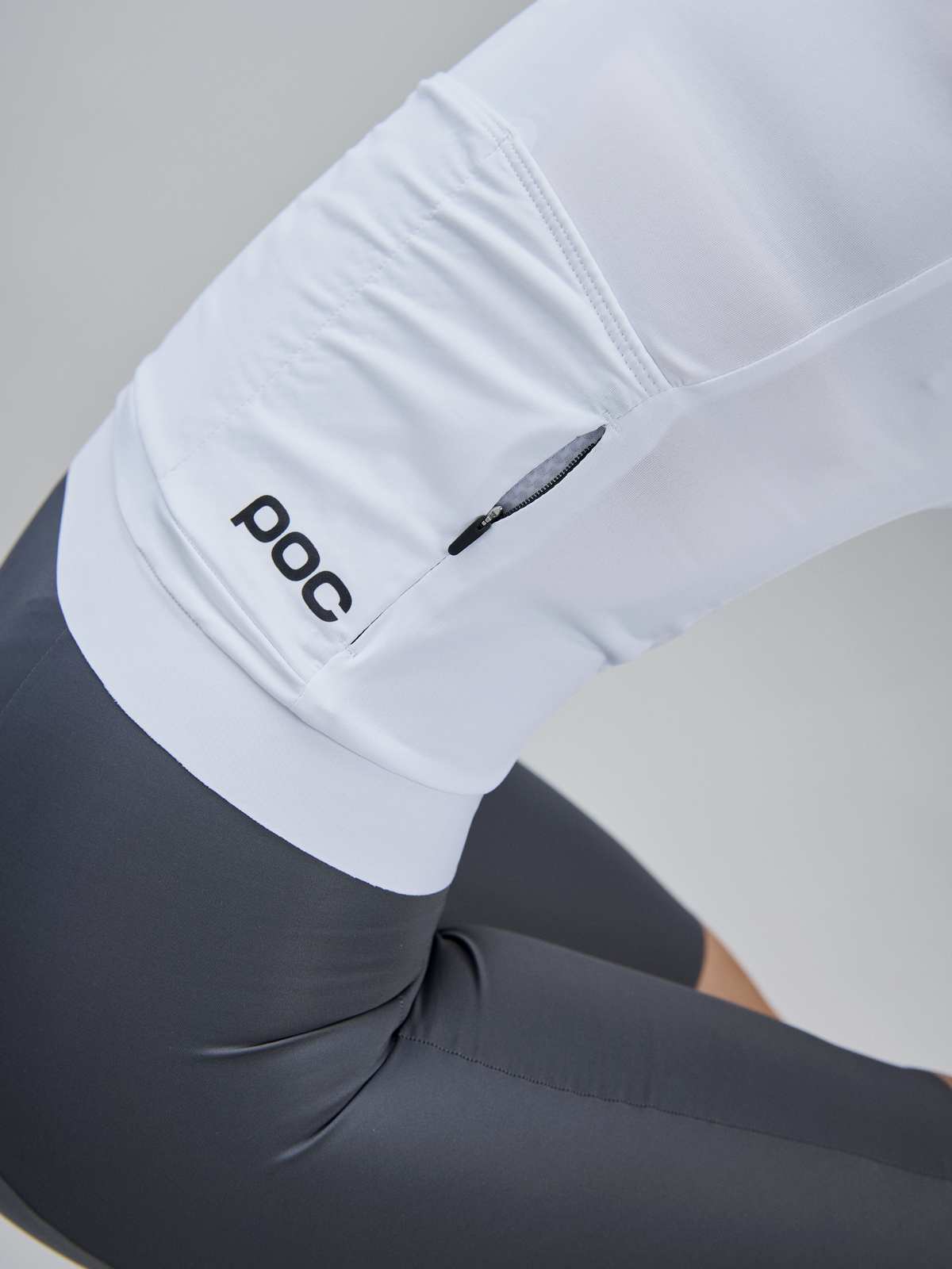 Spodenki rowerowe POC W's Raceday Bib Shorts - Sylvanite Grey