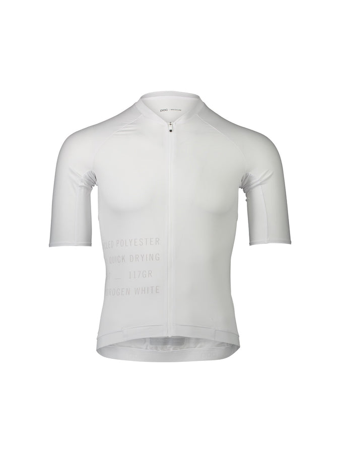 Koszulka rowerowa POC M's PRISTINE PRINT Jersey - Hydr. White