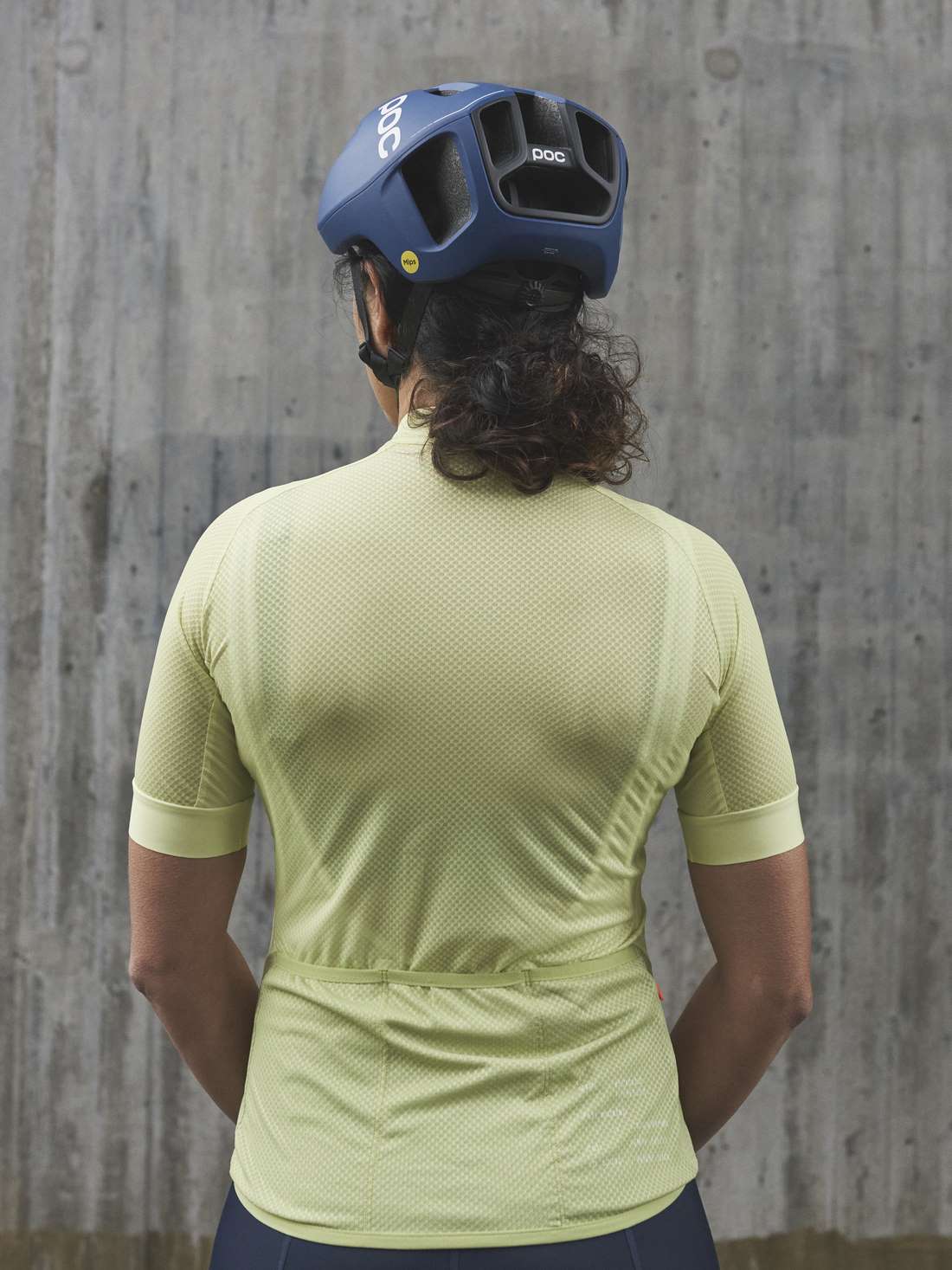 Koszulka rowerowa POC W’s ESSENTIAL ROAD LOGO Jersey - Lemon Calcite - poc warszawa
