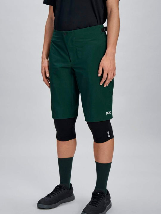 Załaduj obraz do przeglądarki galerii, Spodenki rowerowe damskie POC W's Motion Air Shorts zielone
