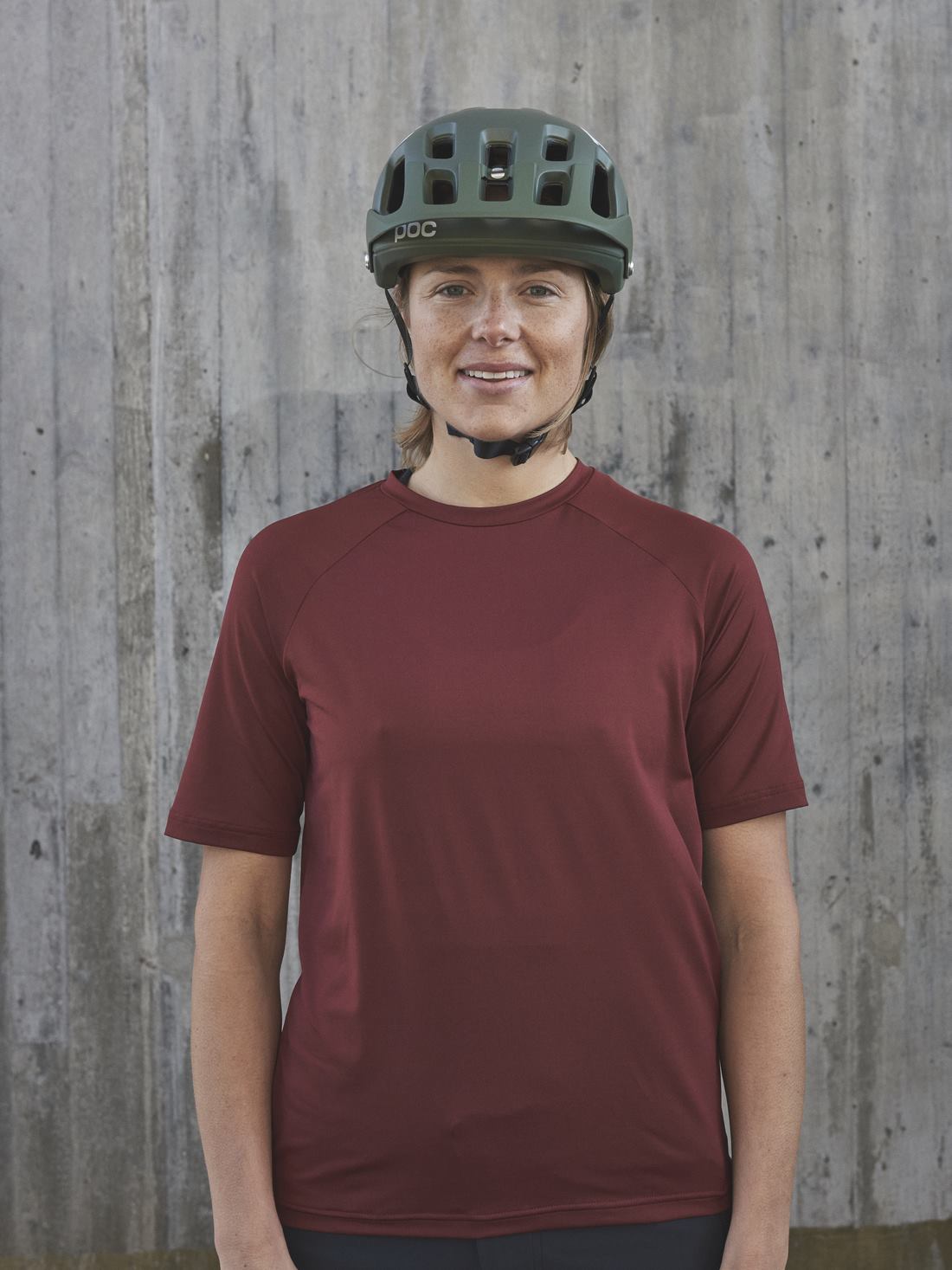 Koszulka rowerowa POC W'S REFORM ENDURO LIGHT - Garnet Red