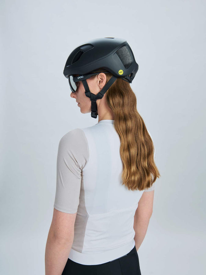 Koszulka rowerowa POC W´s Cadence Jersey - Okenite Off-White