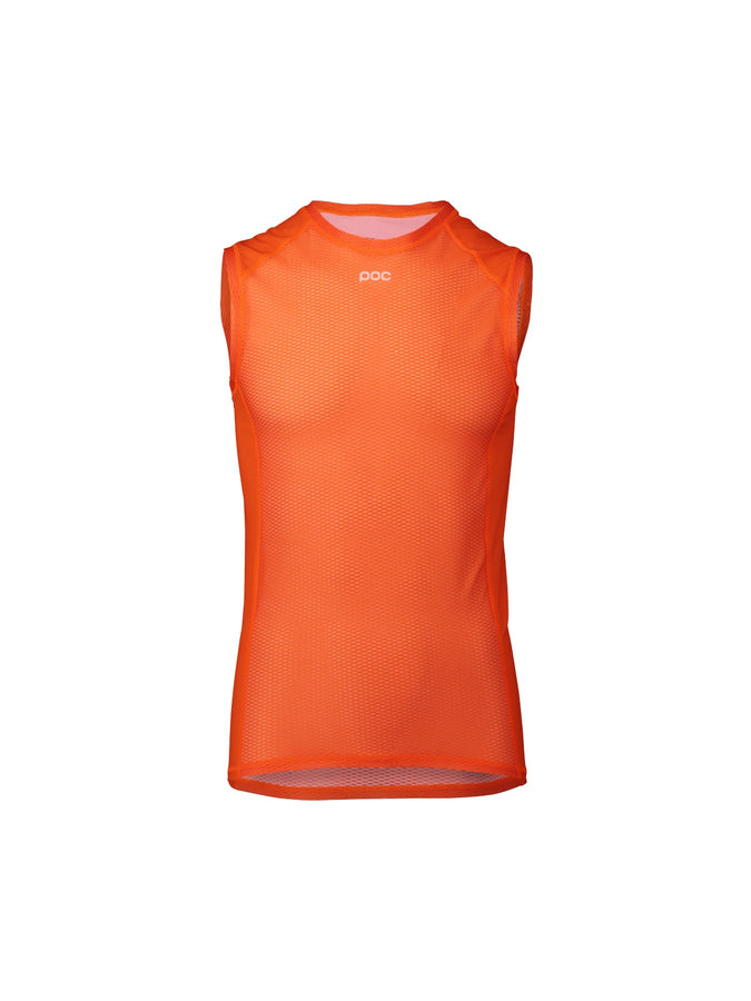 Koszulka rowerowa POC ESSENTIAL LAYER Vest - Zink Orange