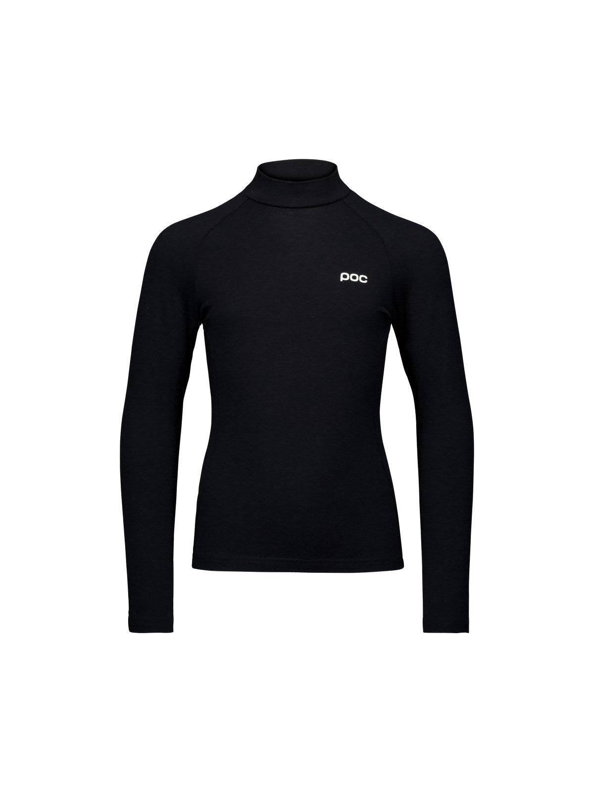 Koszulka dla dzieci termoaktywna POC Y's Layer Merino Mock Neck Jersey - Uran. Black