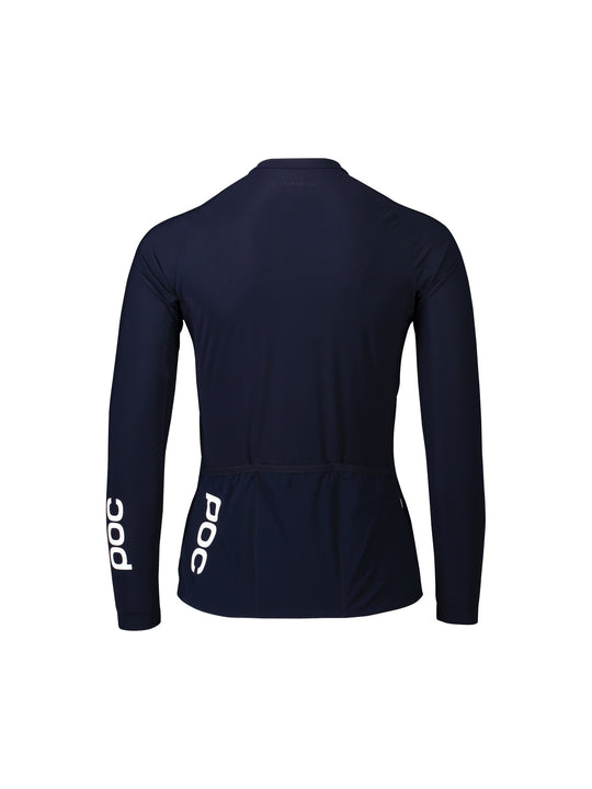 Załaduj obraz do przeglądarki galerii, Koszulka rowerowa POC ESSENTIAL ROAD W&#39;S LS - Navy Black

