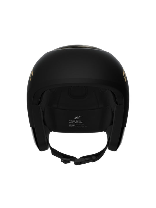 Załaduj obraz do przeglądarki galerii, Kask narciarski POC Skull Dura Jr Marco Odermatt Ed. - Uranium Black/Podium Gold
