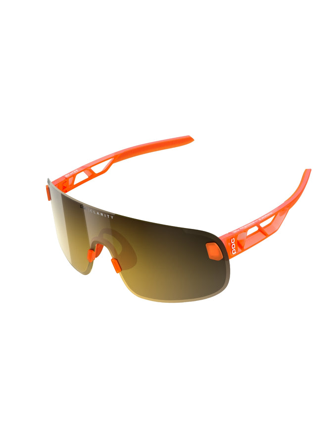Okulary POC ELICIT - Fluo. Orange Translucent - Clarity ROAD Violet/Gold Mirror Cat 2