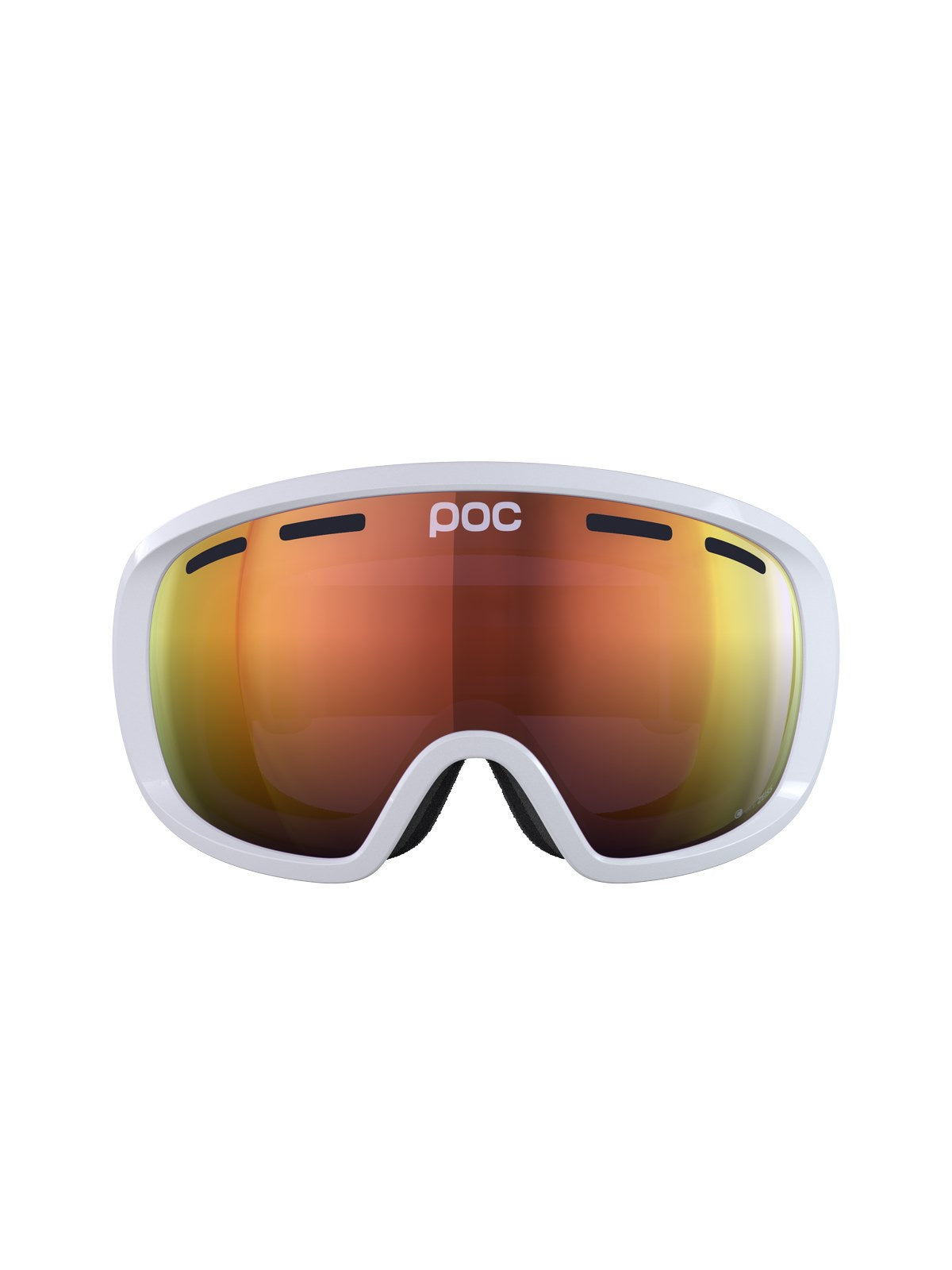 Gogle narciarskie POC Fovea - Hydr. White|Pt. Sunny Orange Cat 2