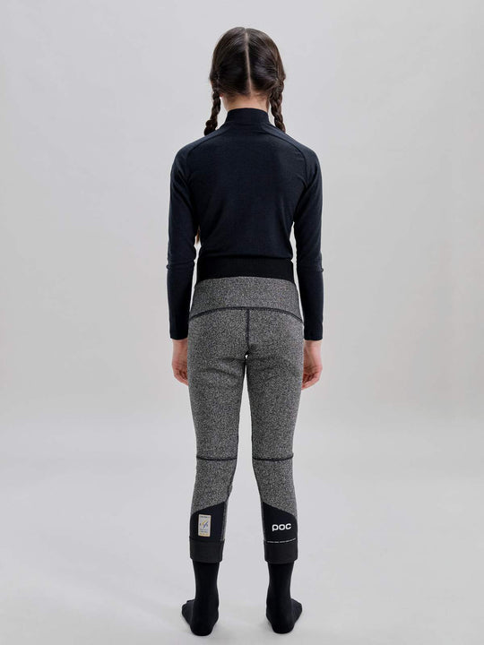 Załaduj obraz do przeglądarki galerii, Legginsy narciarskie POC Jr Layer Cut Resistant Tights - Uranium Black

