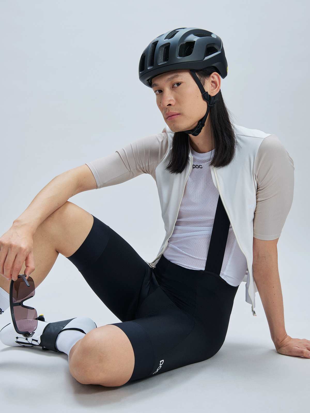 Koszulka rowerowa POC M´s Cadence Jersey - Okenite Off-White