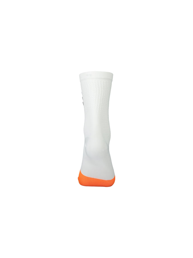 Skarpety rowerowe POC FLAIR Sock Mid - Hydr. White/Zink Orange