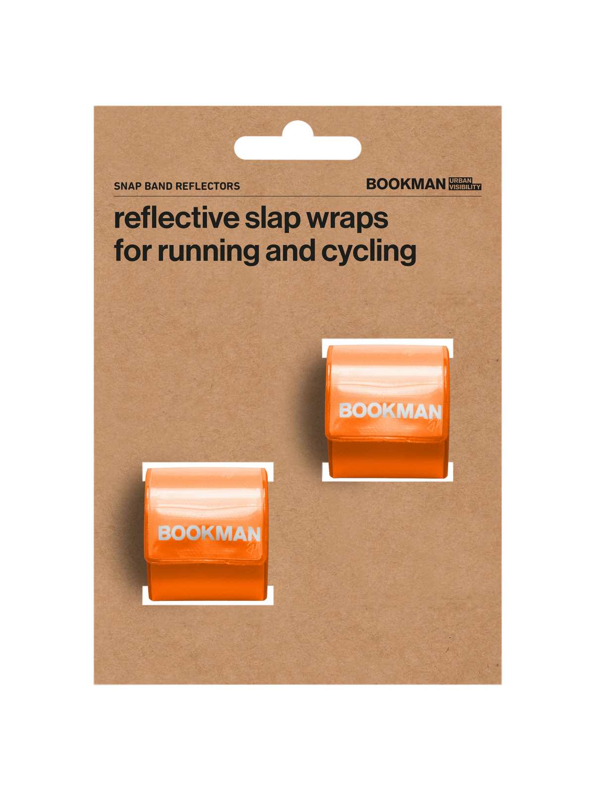 Opaska BOOKMAN Snap Band Reflectors pomarańczowy
