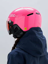 Załaduj obraz do przeglądarki galerii, Kask narciarski POCito Obex Visor różowy - Fluo. Pink/Clarity POCito/Partly Sunny/Light Orange
