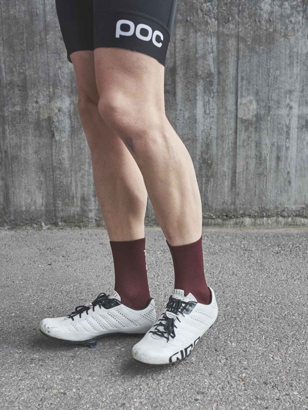 Skarpety rowerowe POC SEIZE Sock Short - Garnet Red
