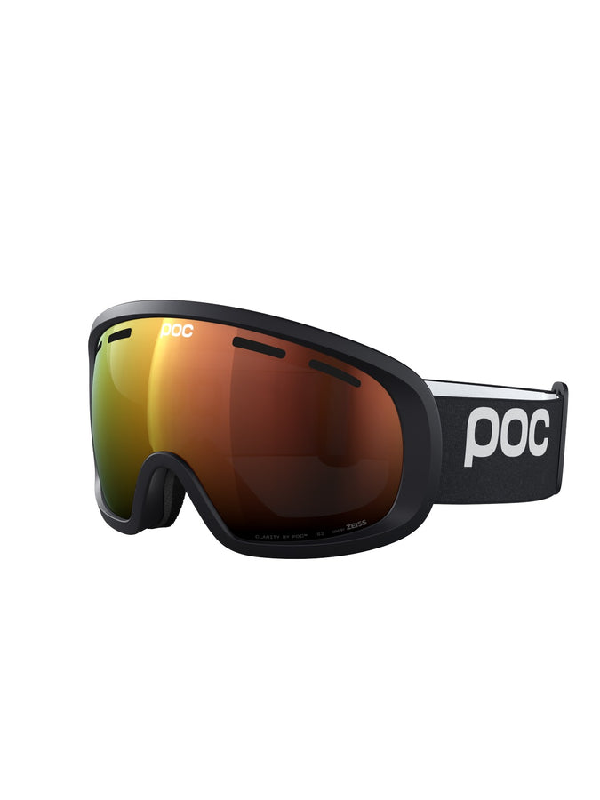 Gogle narciarskie POC Fovea Mid Wide Fit - Ura. Black/Pt. Sunny Orange - TU - poc warszawa