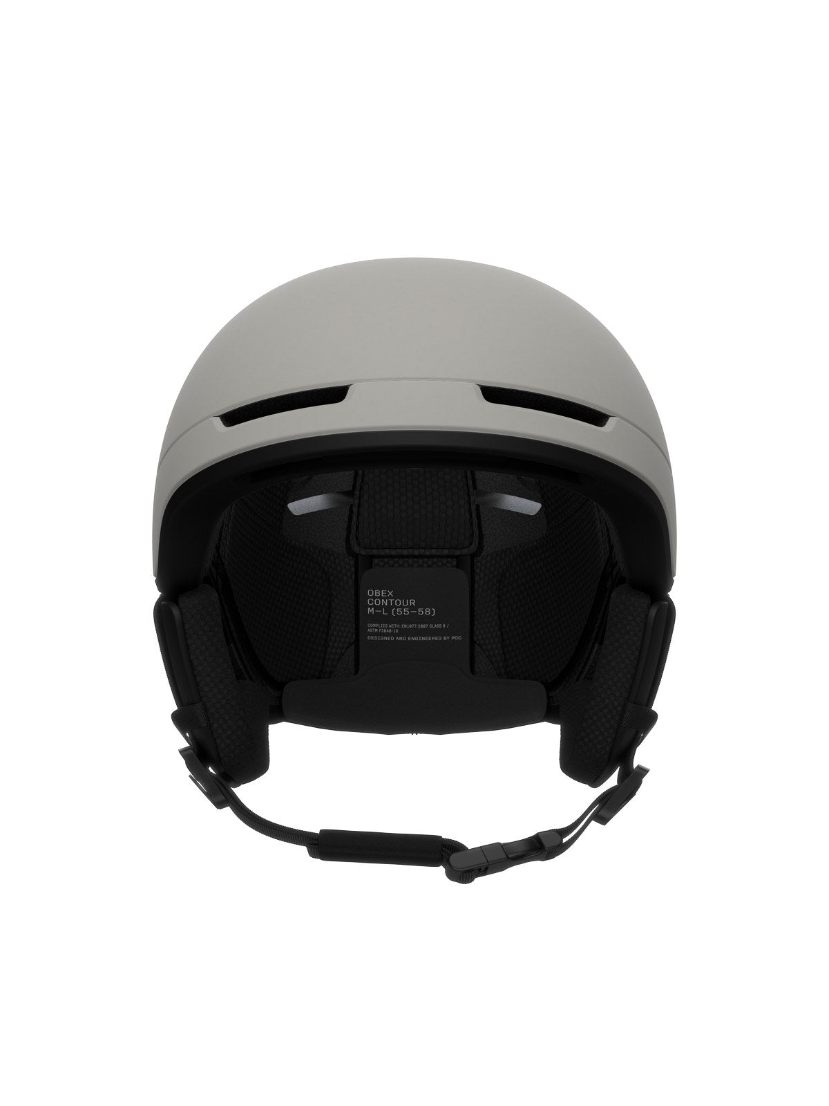 Kask narciarski POC Obex Contour Communication Grey Matt/White Matt