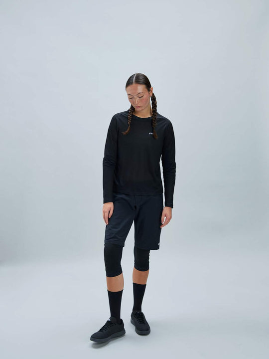 Załaduj obraz do przeglądarki galerii, Koszulka rowerowa POC W's Motion Air L/S Jersey - Ur. Black

