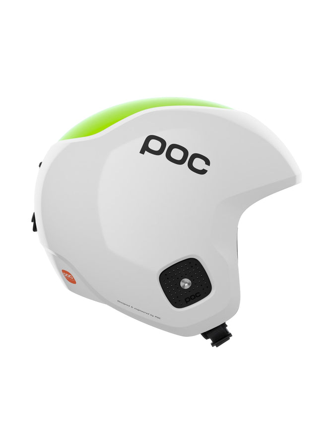 Kask narciarski POC SKULL DURA JR - Hyd. White/Fluo. Yellow/Green
