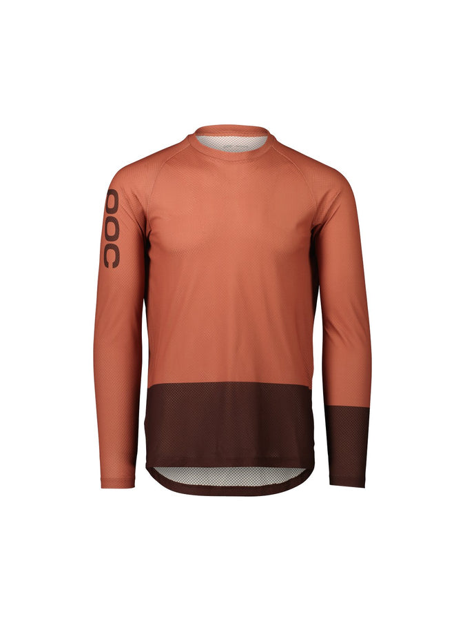 Koszulka rowerowa POC MTB Pure LS Jersey - Himalayan Salt/Axinite Brown